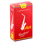 Vandoren Java Red Alto Sax Reeds #2.5
