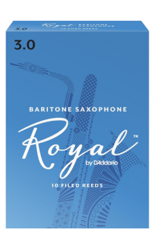 Rico Royal Bari Sax Reeds Box of 10 Strength #3.5