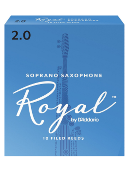 Rico Royal Soprano Saxophone Reeds Box 10 #2.5