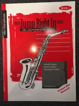 Jump Right In w/ CD: Alto Saxophone
