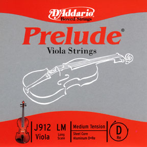 D'Addario Prelude Long Viola D String