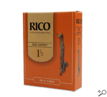 Rico Bass Clarinet Reeds Box of 10 Strength #2.5