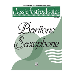 Classic Festival Solos Vol. 2 - Bari Sax