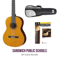 Sandwich Schools 3/4 Guitar Package