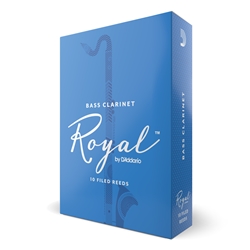 Rico Royal Bass Clarinet Reeds #2.5 (10)