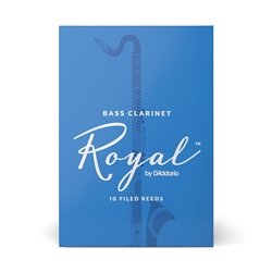 Rico Royal Bass Clarinet Reeds #3 (10)